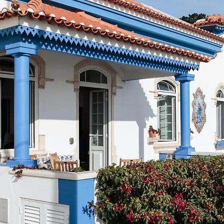 Casa Azul T3 Com Vista Sobre A Baia *